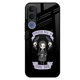 Touch Me & You Die Vivo V70 FE 5G Glass Back Cover Online