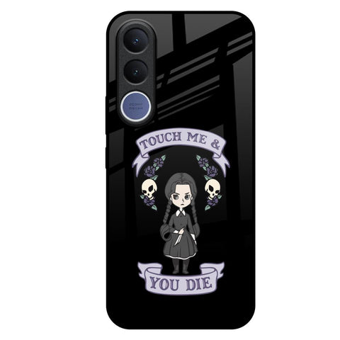 Touch Me & You Die Vivo V70 FE 5G Glass Back Cover Online