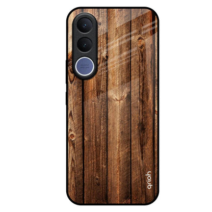 Timber Printed Vivo V70 FE 5G Glass Back Cover Online