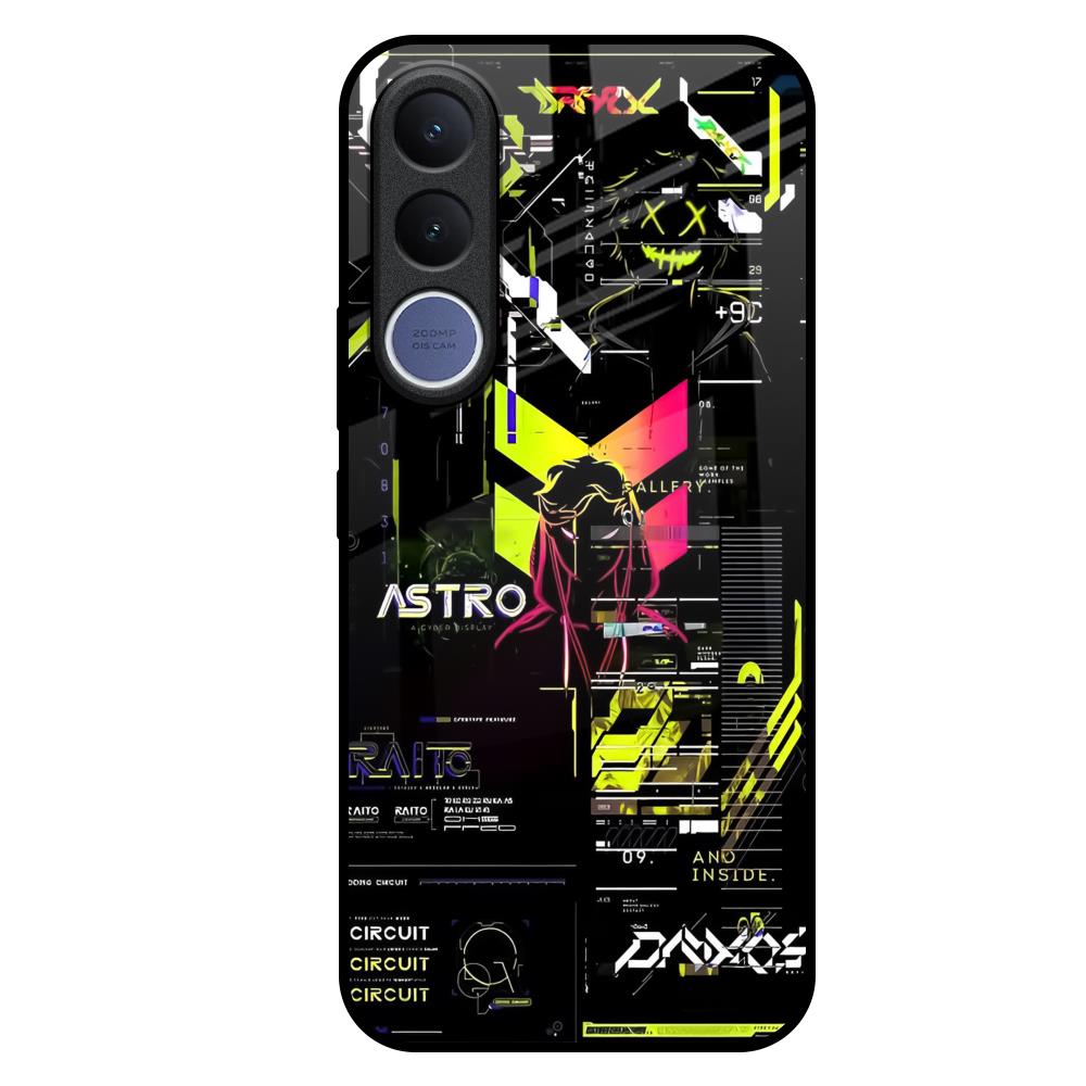 Astro Glitch Vivo V70 FE 5G Glass Back Cover Online