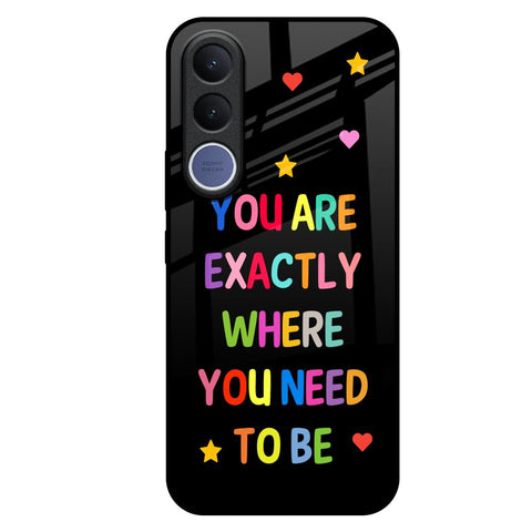 Magical Words Vivo V70 FE 5G Glass Back Cover Online