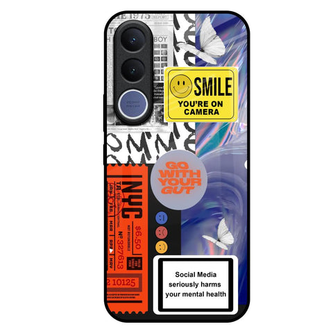 Smile for Camera Vivo V70 FE 5G Glass Back Cover Online