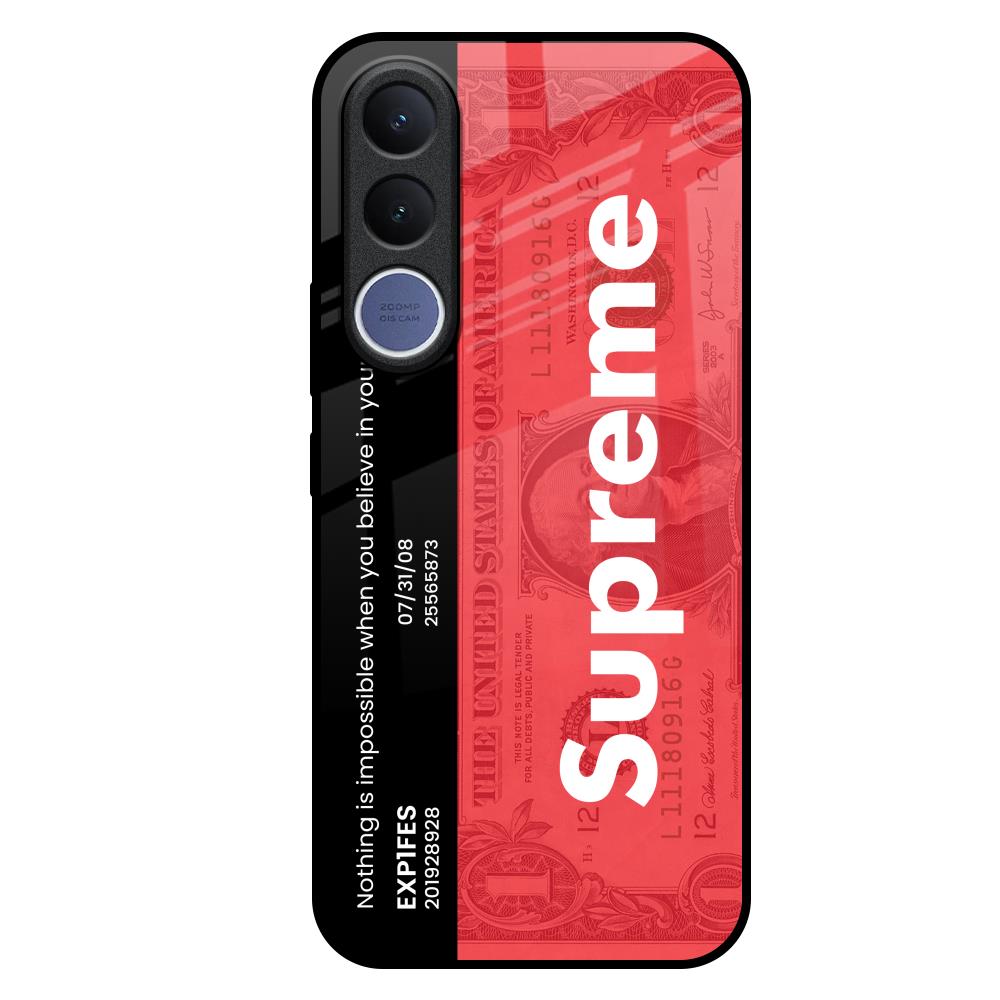 Supreme Ticket Vivo V70 FE 5G Glass Back Cover Online