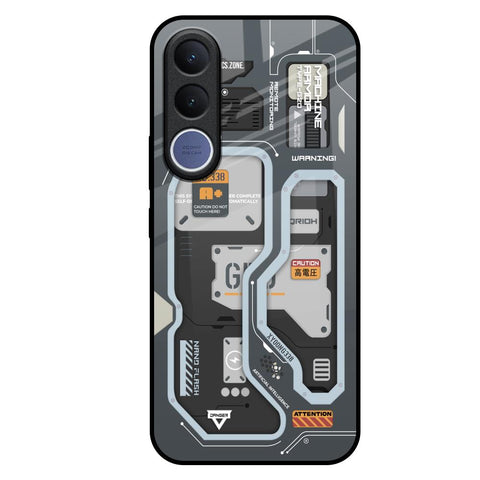 Retro Futuristic Vivo V70 FE 5G Glass Back Cover Online