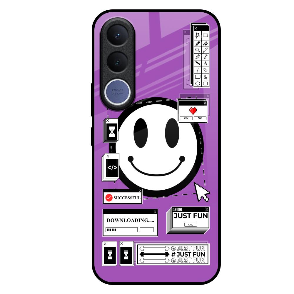 Code with Smile Vivo V70 FE 5G Glass Back Cover Online