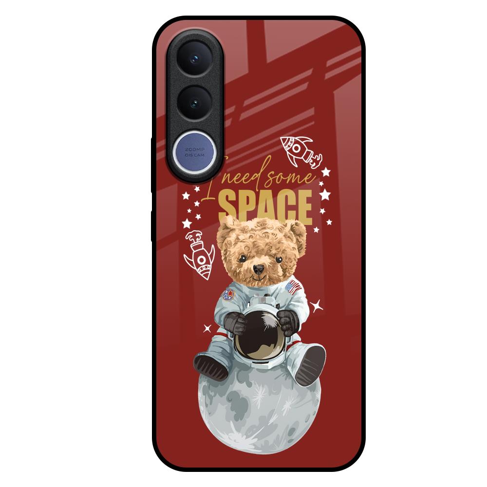 Astronaut Bear Vivo V70 FE 5G Glass Back Cover Online