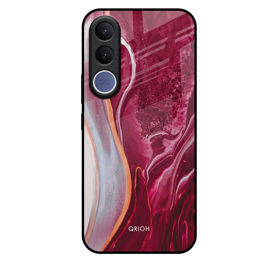 Crimson Ruby Vivo V70 FE 5G Glass Back Cover Online