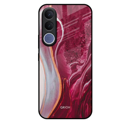 Crimson Ruby Vivo V70 FE 5G Glass Back Cover Online
