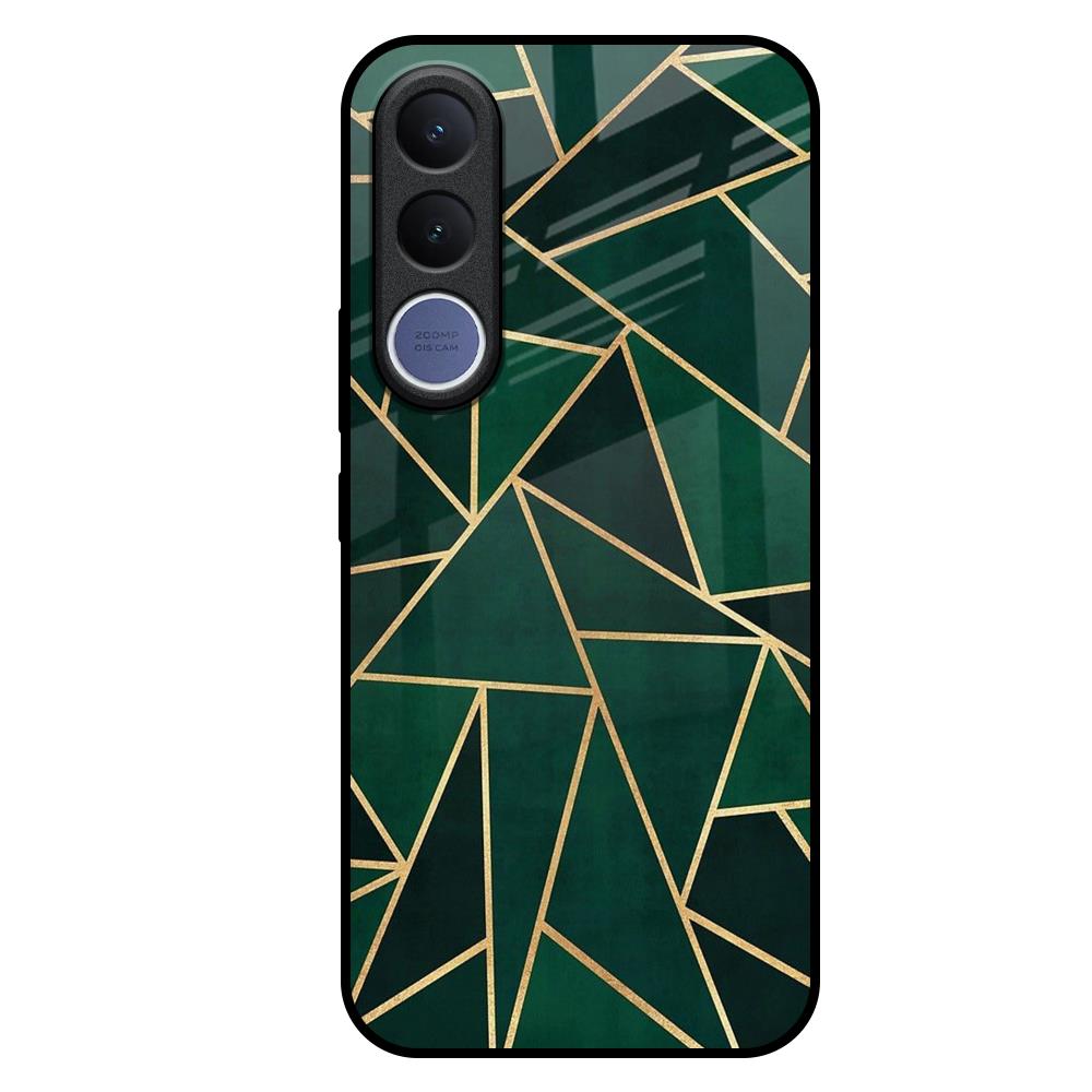 Abstract Green Vivo V70 FE 5G Glass Back Cover Online