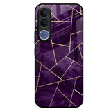 Geometric Purple Vivo V70 FE 5G Glass Back Cover Online