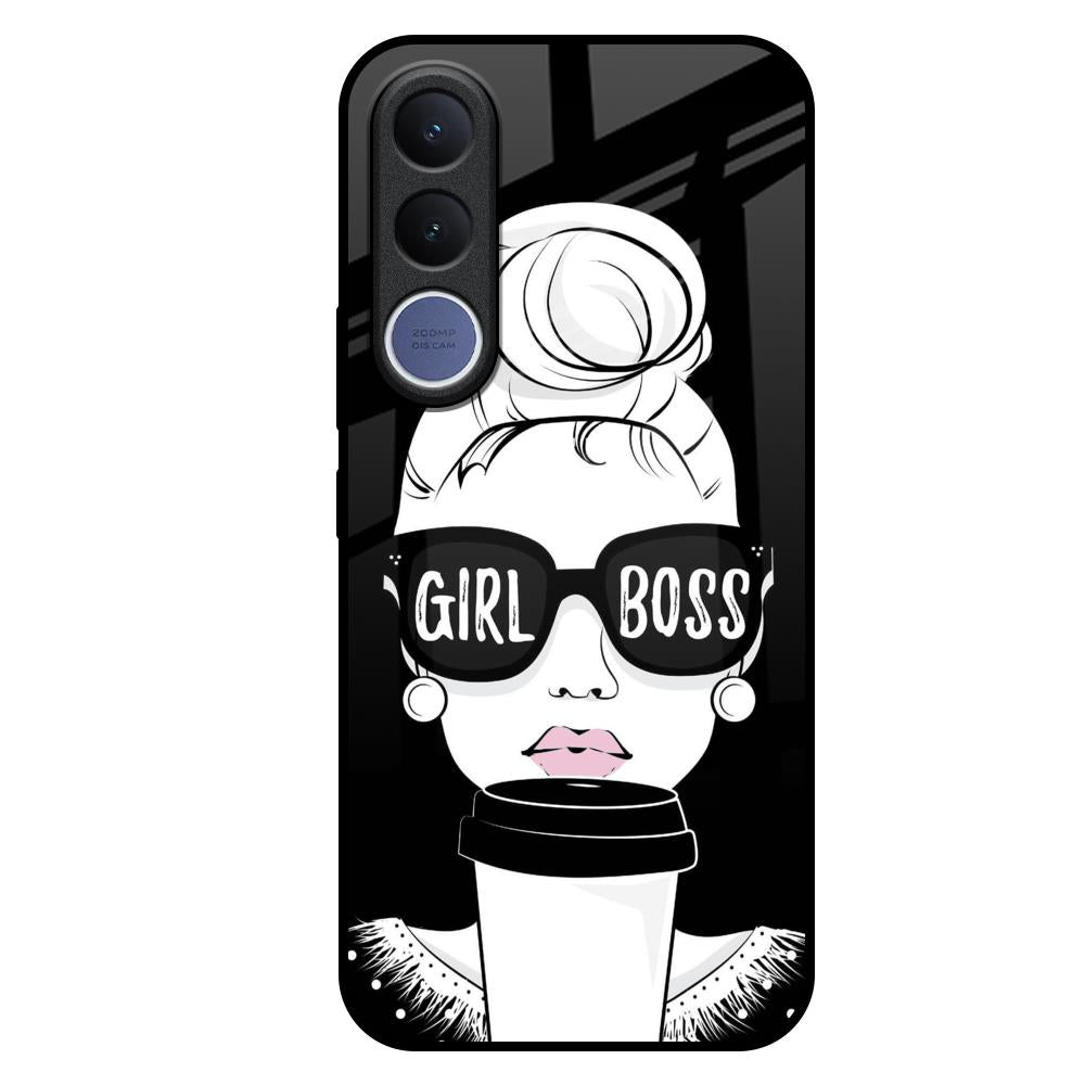 Girl Boss Vivo V70 FE 5G Glass Back Cover Online