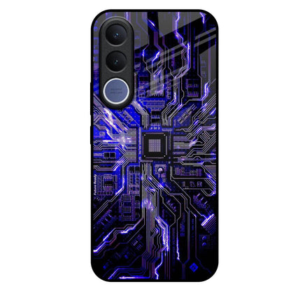 Techno Color Pattern Vivo V70 FE 5G Glass Back Cover Online