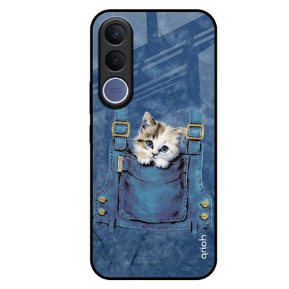 Kitty In Pocket Vivo V70 FE 5G Glass Back Cover Online