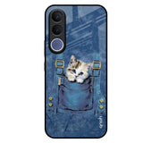 Kitty In Pocket Vivo V70 FE 5G Glass Back Cover Online