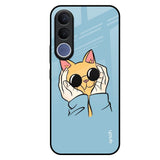 Adorable Cute Kitty Vivo V70 FE 5G Glass Back Cover Online