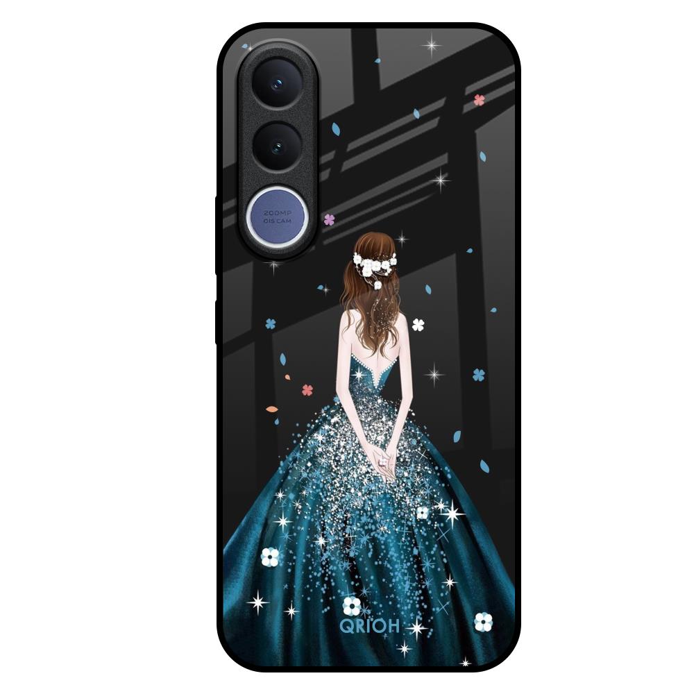 Queen Of Fashion Vivo V70 FE 5G Glass Back Cover Online