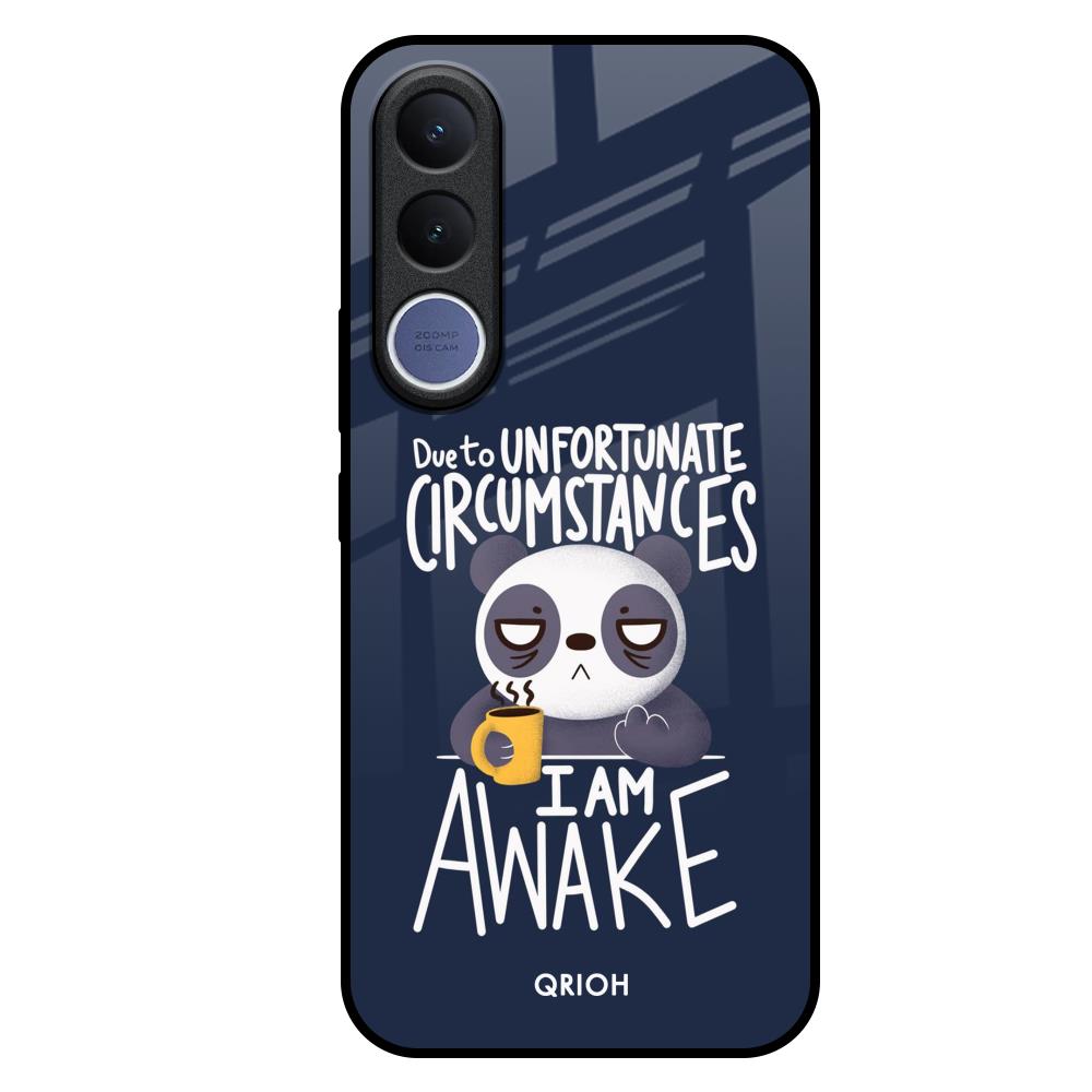 Struggling Panda Vivo V70 FE 5G Glass Back Cover Online