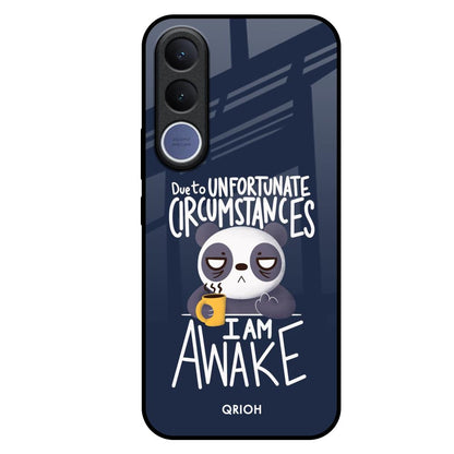 Struggling Panda Vivo V70 FE 5G Glass Back Cover Online