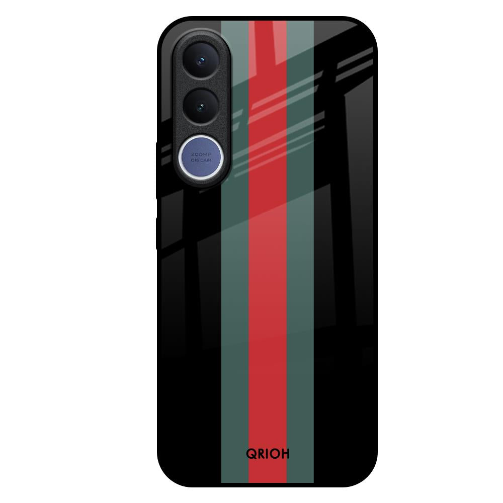 Vertical Stripes Vivo V70 FE 5G Glass Back Cover Online