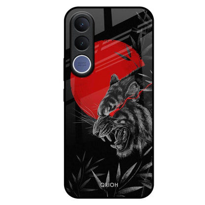 Red Moon Tiger Vivo V70 FE 5G Glass Back Cover Online