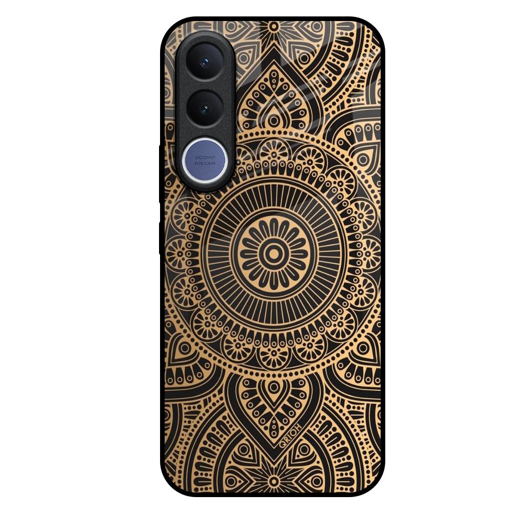 Luxury Mandala Vivo V70 FE 5G Glass Back Cover Online