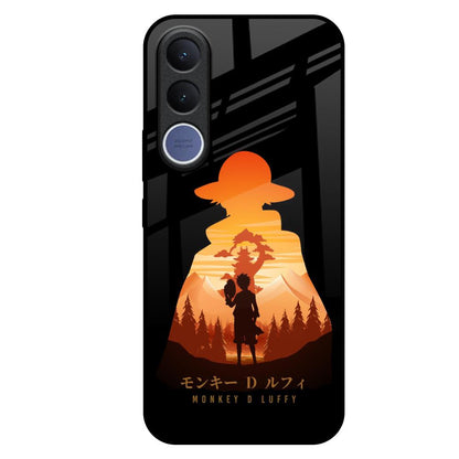 Luffy One Piece Vivo V70 FE 5G Glass Back Cover Online