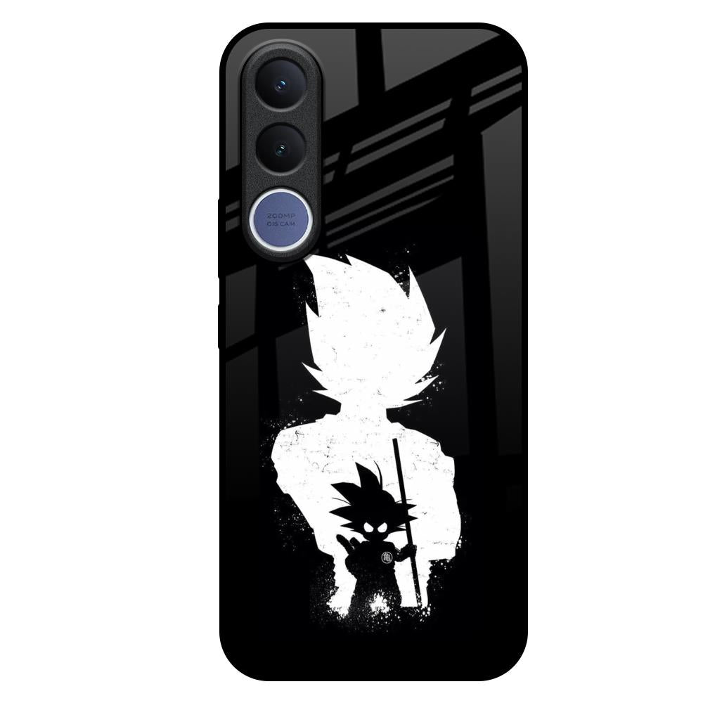 Monochrome Goku Vivo V70 FE 5G Glass Back Cover Online