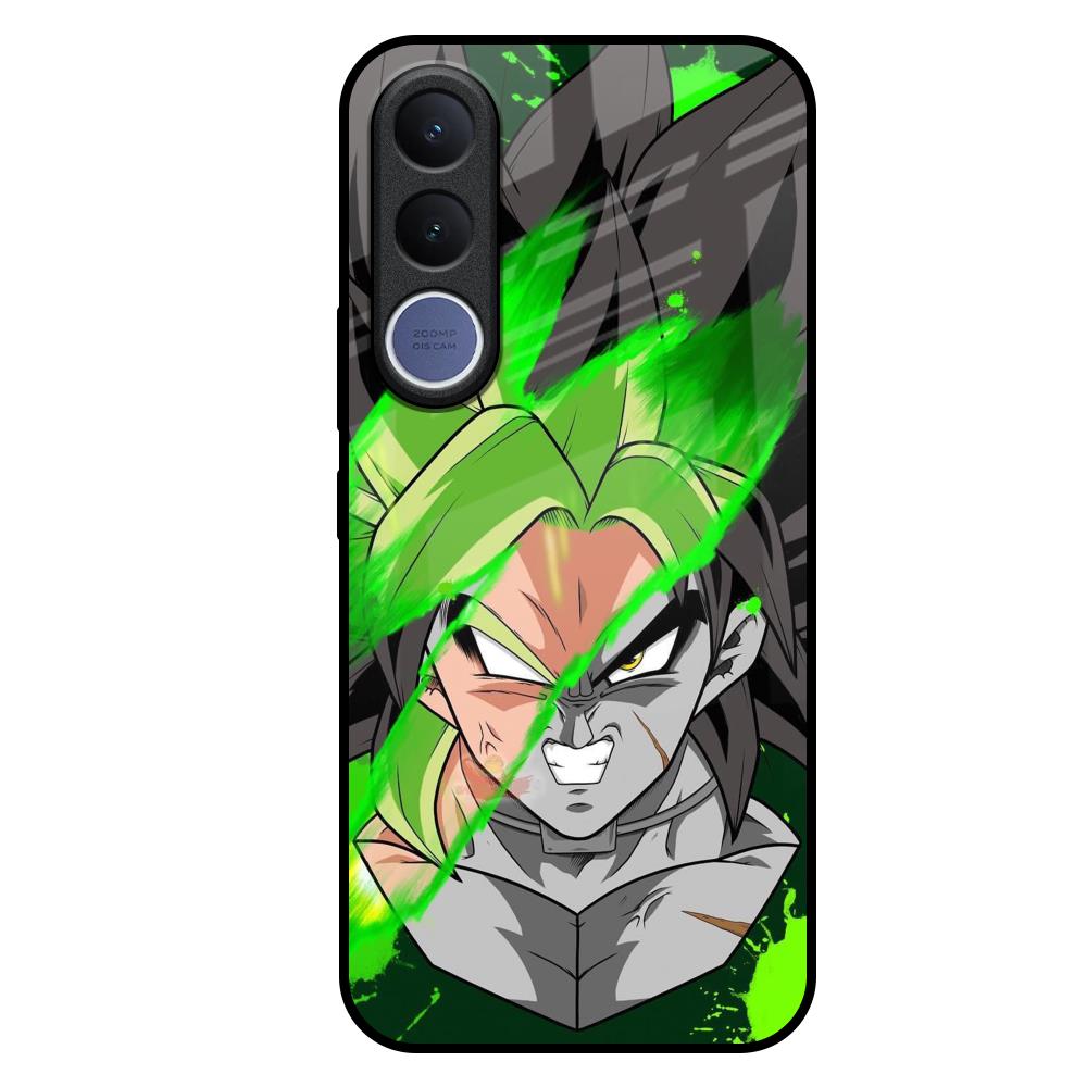 Anime Green Splash Vivo V70 FE 5G Glass Back Cover Online