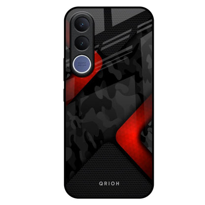Modern Camo Abstract Vivo V70 FE 5G Glass Back Cover Online