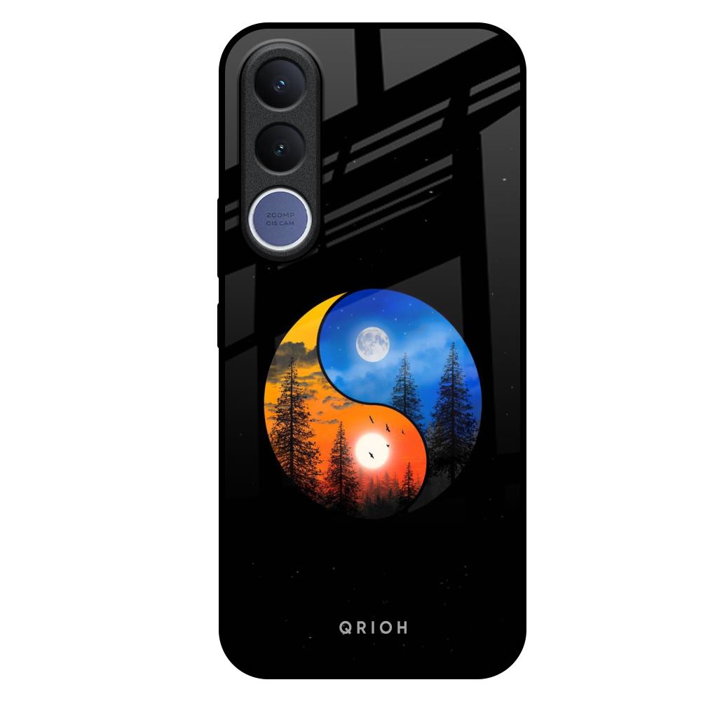 Yin Yang Balance Vivo V70 FE 5G Glass Back Cover Online
