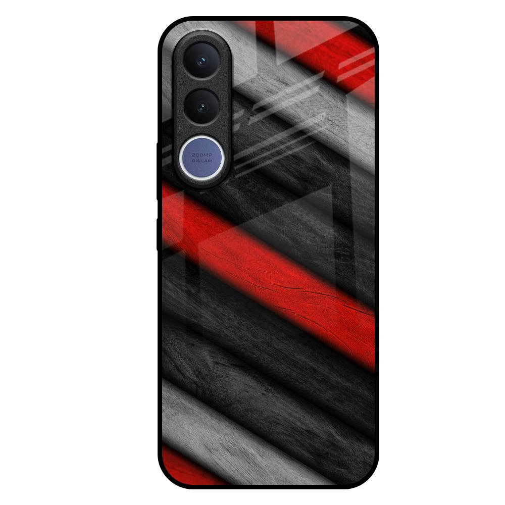 Soft Wooden Texture Vivo V70 FE 5G Glass Back Cover Online