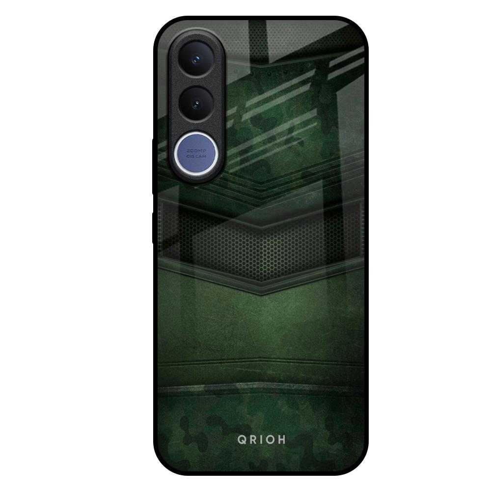 Green Leather Vivo V70 FE 5G Glass Back Cover Online