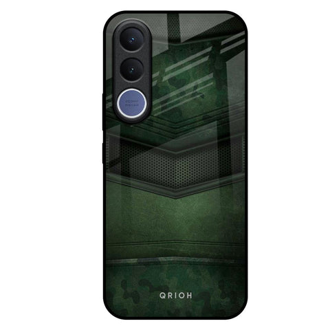 Green Leather Vivo V70 FE 5G Glass Back Cover Online