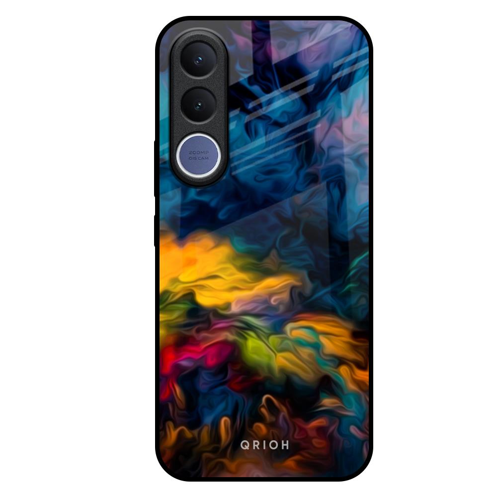 Multicolor Oil Painting Vivo V70 FE 5G Glass Back Cover Online