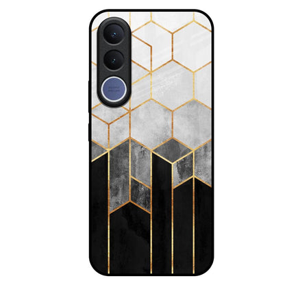 Tricolor Pattern Vivo V70 FE 5G Glass Back Cover Online