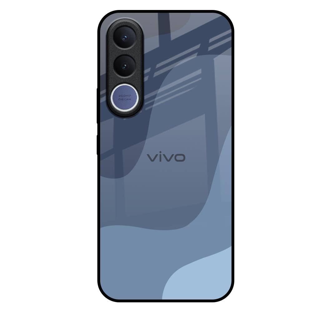 Navy Blue Ombre Vivo V70 FE 5G Glass Back Cover Online