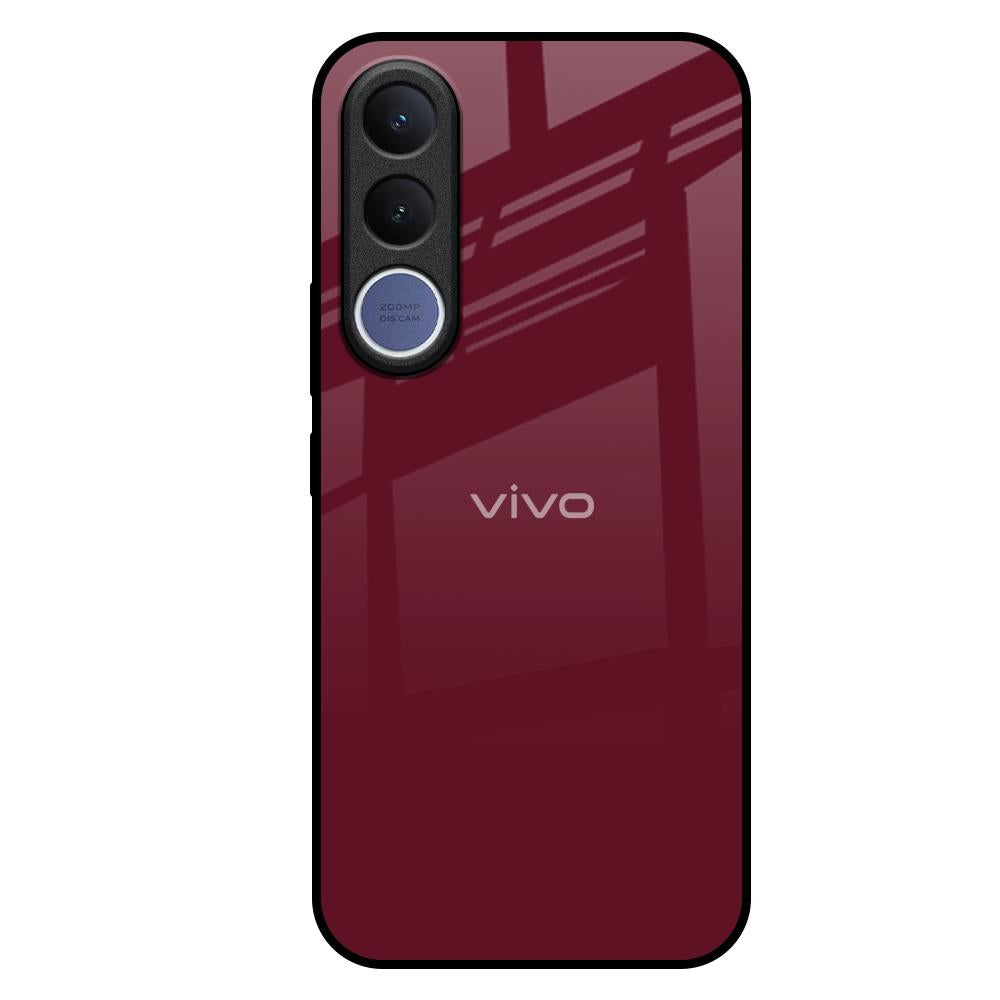 Classic Burgundy Vivo V70 FE 5G Glass Back Cover Online