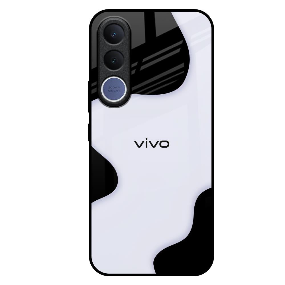 Wheat Cream Wavy Vivo V70 FE 5G Glass Back Cover Online