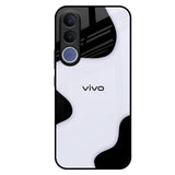 Wheat Cream Wavy Vivo V70 FE 5G Glass Back Cover Online