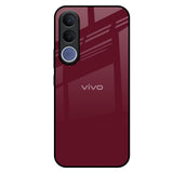 Classic Burgundy Vivo V70 FE 5G Glass Back Cover Online