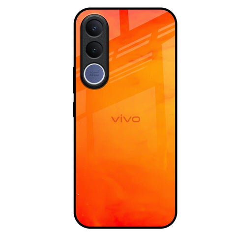 Tangy Orange Vivo V70 FE 5G Glass Back Cover Online
