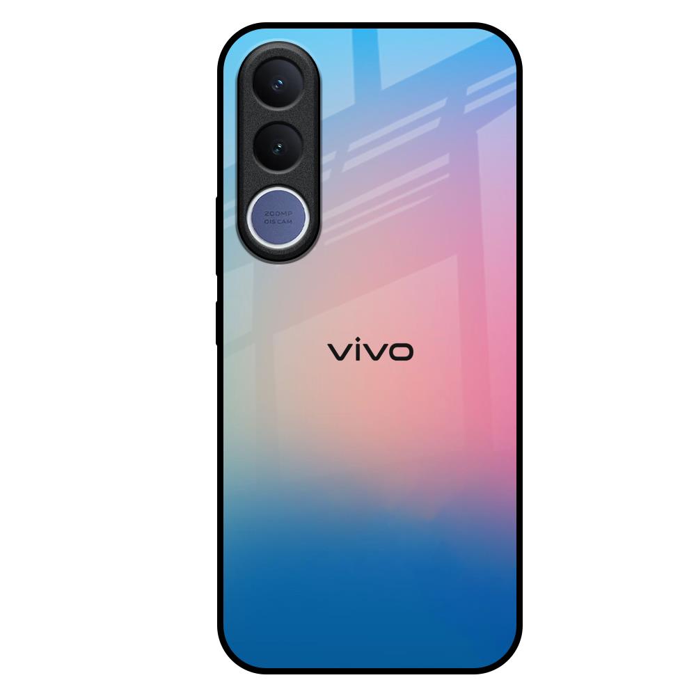 Blue & Pink Ombre Vivo V70 FE 5G Glass Back Cover Online