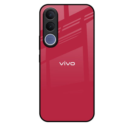 Solo Maroon Vivo V70 FE 5G Glass Back Cover Online