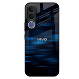Blue Rough Abstract Vivo V70 FE 5G Glass Back Cover Online