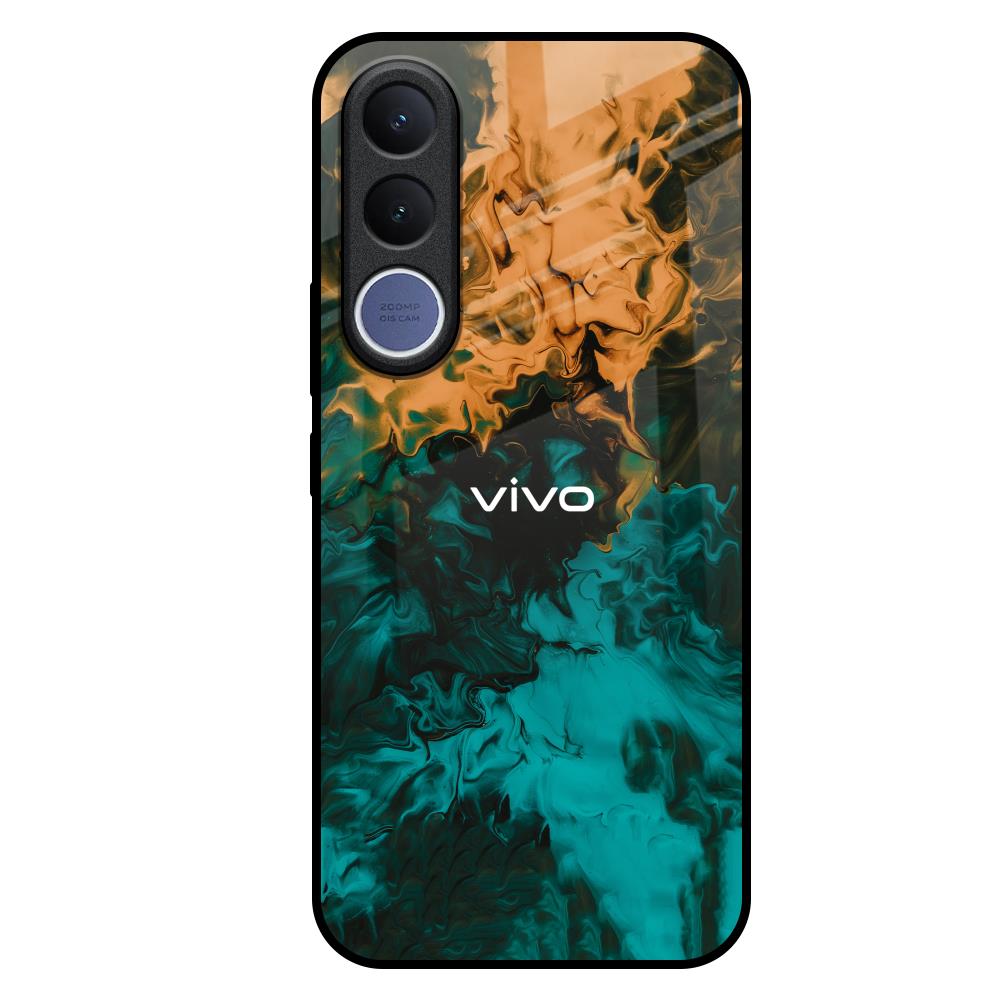 Watercolor Wave Vivo V70 FE 5G Glass Back Cover Online