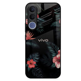 Tropical Art Flower Vivo V70 FE 5G Glass Back Cover Online