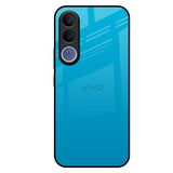 Blue Aqua Vivo V70 FE 5G Glass Back Cover Online