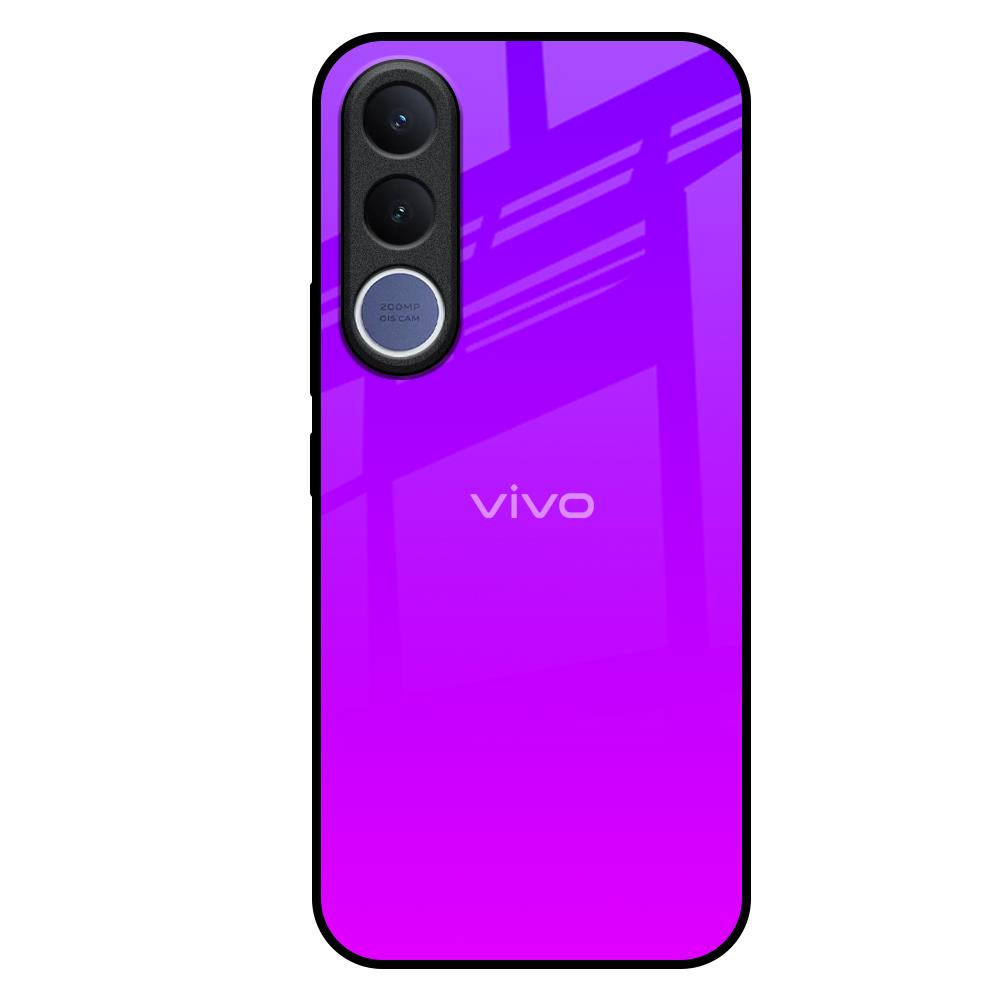 Purple Pink Vivo V70 FE 5G Glass Back Cover Online