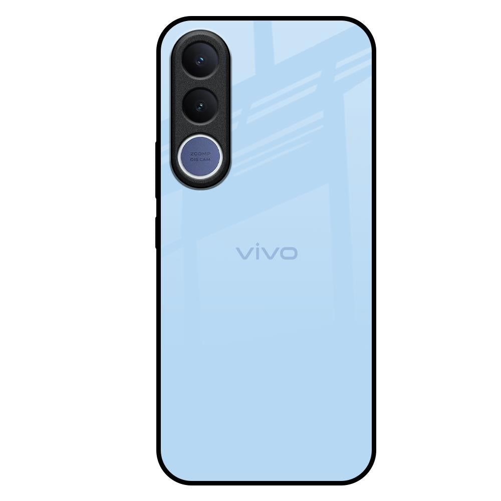 Pastel Sky Blue Vivo V70 FE 5G Glass Back Cover Online