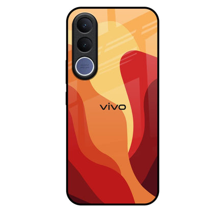 Magma Color Pattern Vivo V70 FE 5G Glass Back Cover Online